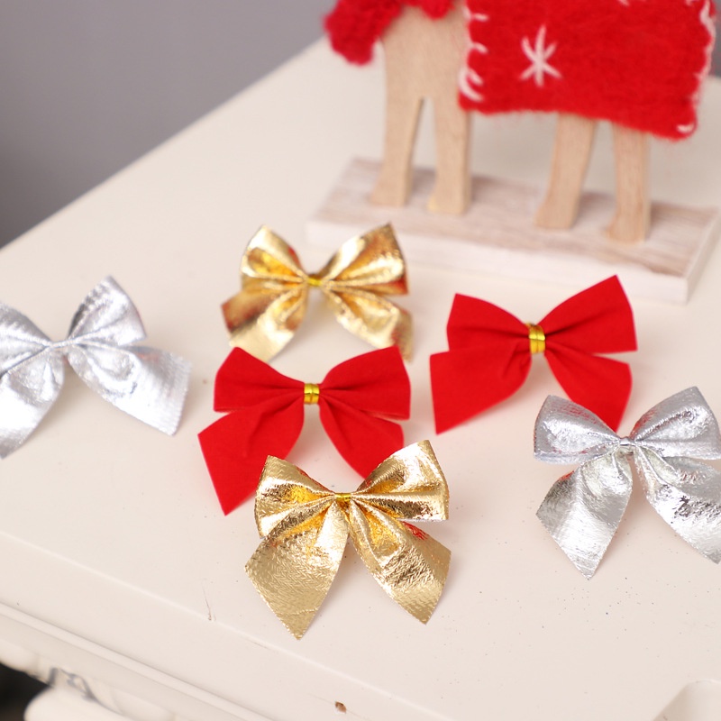 Nơ nhỏ trang trí cây thông giáng sinh xinh xắn N1