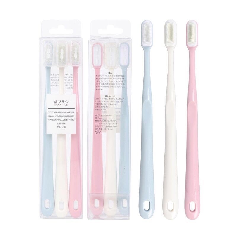 COMBO 3 CHIẾC BÀN CHẢI ĐÁNH RĂNG NGƯỜI LỚN MUJI