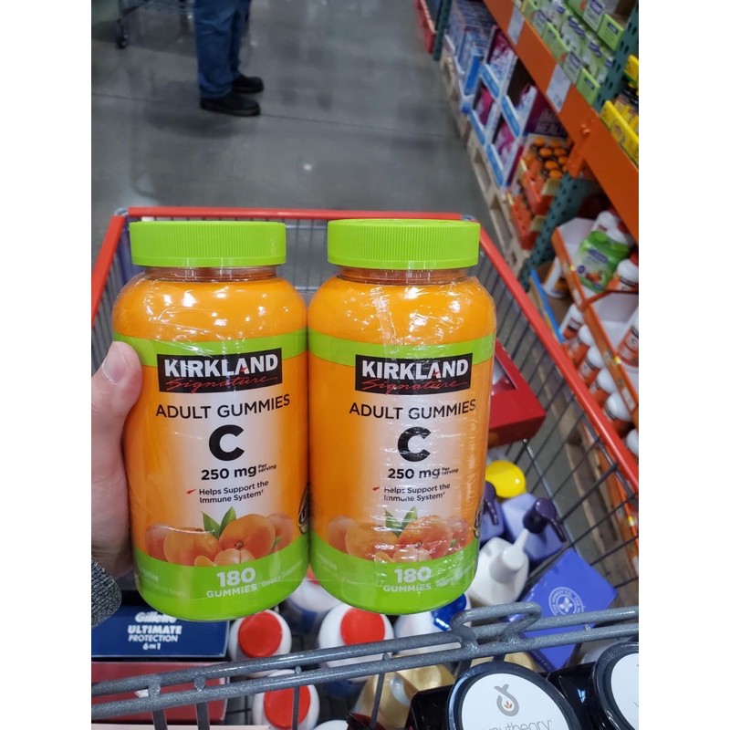 Kẹo dẻo bổ sung Vitamin C Kirkland Adult Gummies C 250mg của Mỹ