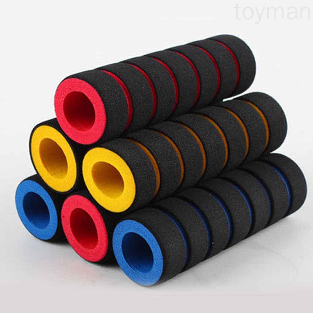 1 Cặp Vỏ Bọc Tay Cầm Xe Đạp Leo Núi Bằng Xốp Mềm Chống Trượt Nhiều Màu