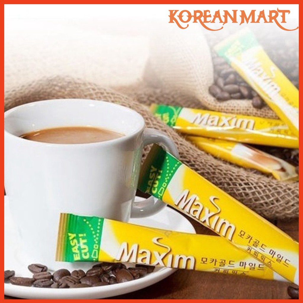 Cà phê hòa tan Hàn quốc MAXIM MOCHA GOLD hộp 20 gói x 12g
