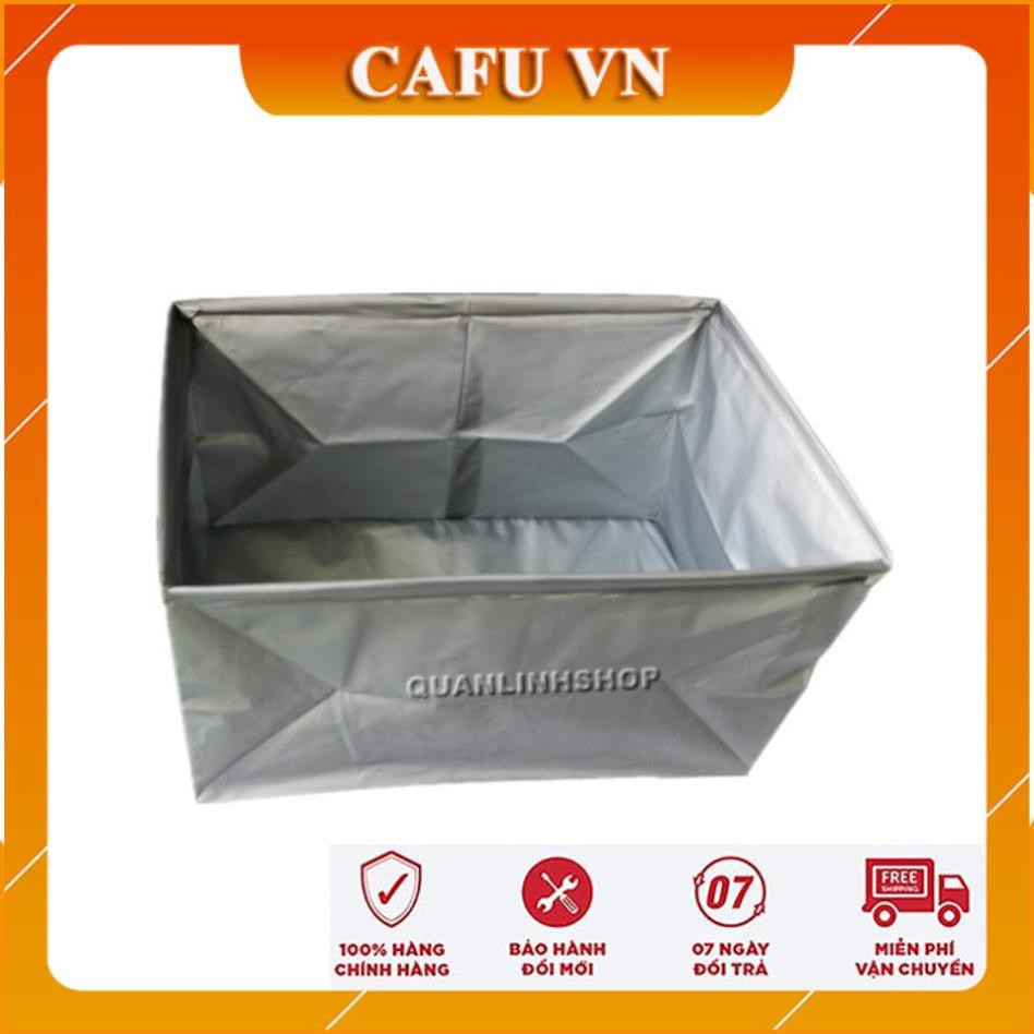 Thùng gấp gọn hộp đựng đồ tiện dụng 56lít để đồ cốp sau ô tô tiện lợi - CAFU VN-  màu đen