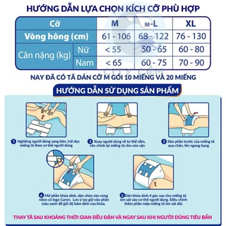 Tã dán người già Caryn M10