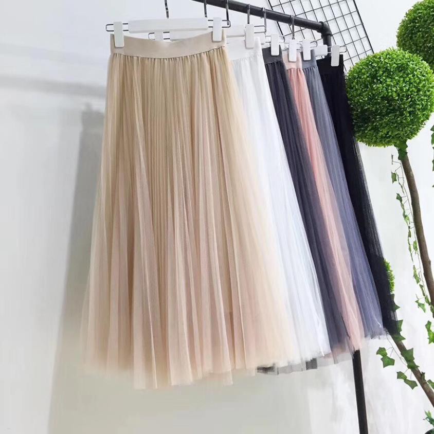 Chân Váy Xếp Ly Dáng Dài Cute Điệu Đà | BigBuy360 - bigbuy360.vn