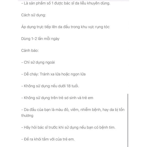 Kem mọc tóc cho nữ Rogaine Hair Regrowth Treatment Foam