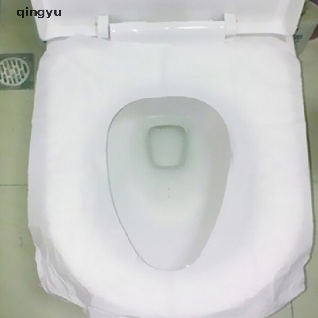 Set 1 Gói 10 Miếng Giấy Lót Bồn Cầu Dùng 1 Lần An Toàn Cho Sức Khỏe