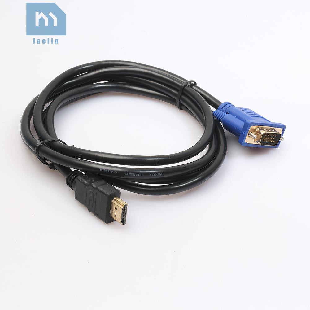 Cáp chuyển đổi đầu HDMI sang đầu VGA HD 15pin 1080P chuyên dụng