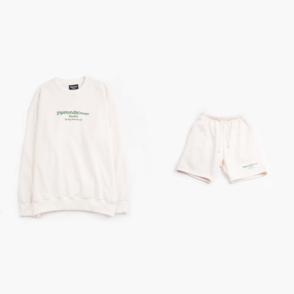 Set bộ sweater và quần đùi 21pounds