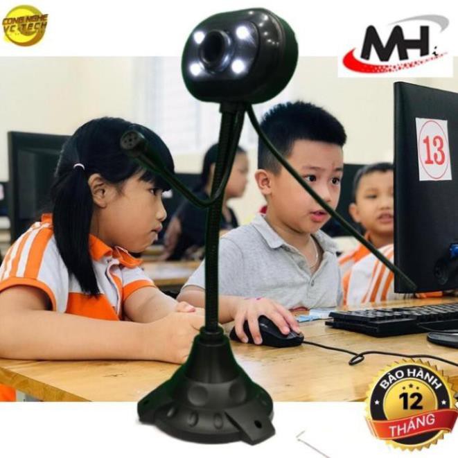 GIẢM 30% [SALE KHỦNG]Webcam Dùng Cho Các Loại Máy Tính,Tích hợp Micro, Đèn Led-Không cần cài đặt-Bảo hành đổi mới 100%