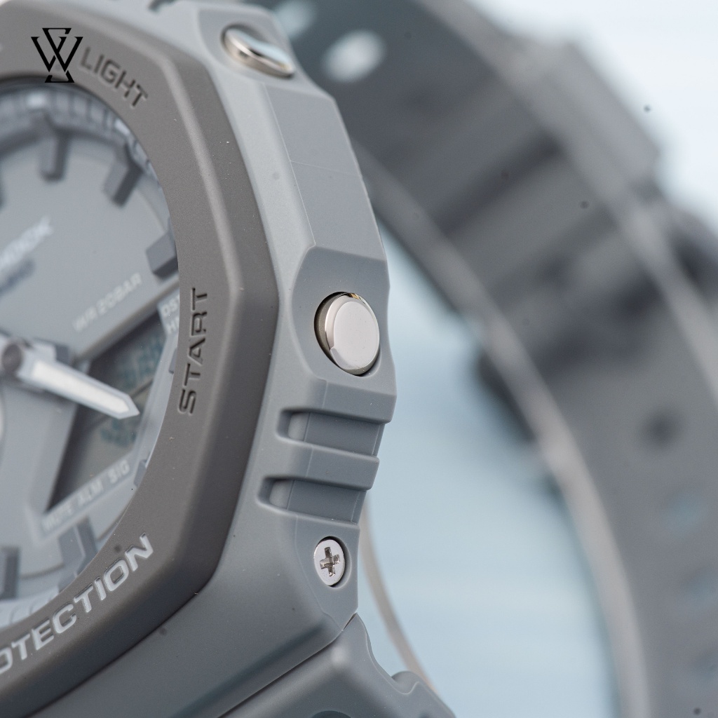 Đồng Hồ Điện Tử Nam Casio G-Shock WATCHSTORE GA-2110ET-8A Thiết Kế Mặt Kính Khoáng 45.4mm, Dây Nhựa, Vỏ Thép Không Gỉ