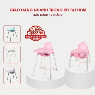 (CHÍNH HÃNG) Ghế ăn dặm cho bé Glosby Babyhop,ăn dặm kiểu nhật & BLW, 2 chế độ chân, kèm mặt bàn, cho bé từ 6 tháng