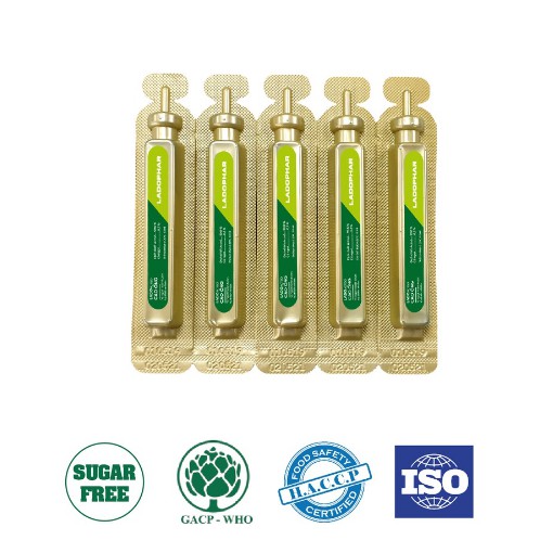 LADOPHAR CAO ỐNG ATISO VỊ NGỌT TỰ NHIÊN - HỘP 10 ỐNG x 10ml