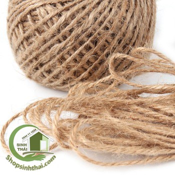 Dây thừng gai - dây gai - dây cói - dây bố thô trang trí handmade