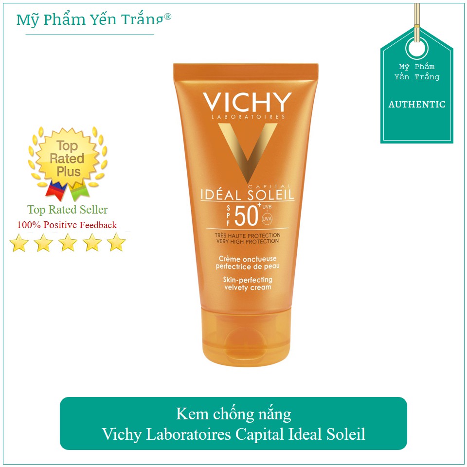 [Chính Hãng] Kem chống nắng Vichy Laboratoires Capital Ideal Soleil SPF 50 - Pháp