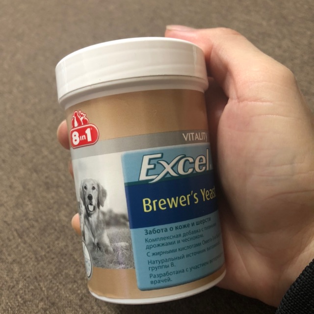 [Hộp 140 viên] Excel Brewer’s Yeast chuyên dưỡng lông cho thú cưng chó mèo