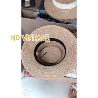 Mũ Cói Đi Biển Panama ( Có Dây Rút Điều Chỉnh Size)