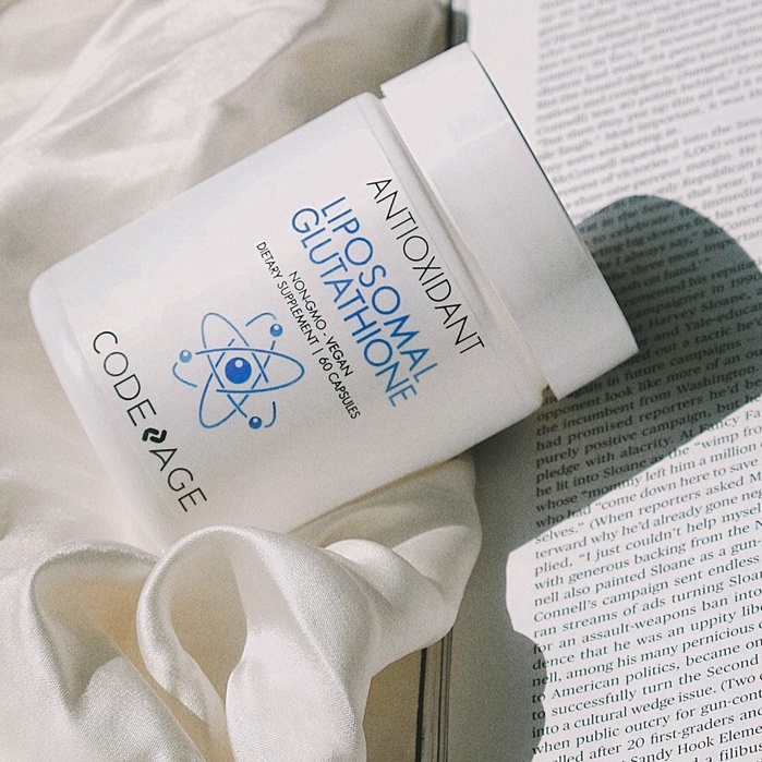 Viên uống hỗ trợ trắng da CodeAge Liposomal Glutathione 60 viên - Hẻm Cosmetic