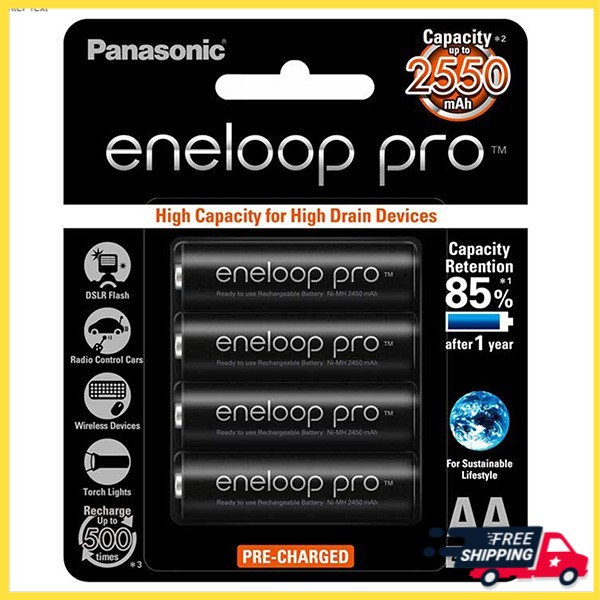 PC95 Pin sạc Panasonic AAA/AA Eneloop pro