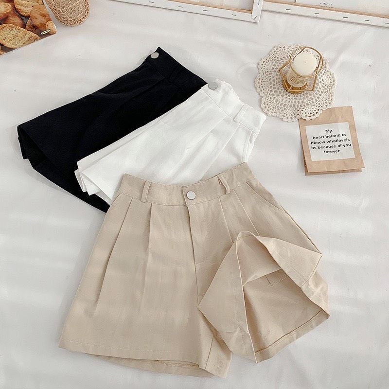 [Mã FAMARAL1 giảm 10K đơn 50K] Quần sooc nữ chất kaki GT 24