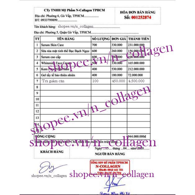 Kem Face Nhân Sâm N-Collagen Chính hãng hàng chuẩn