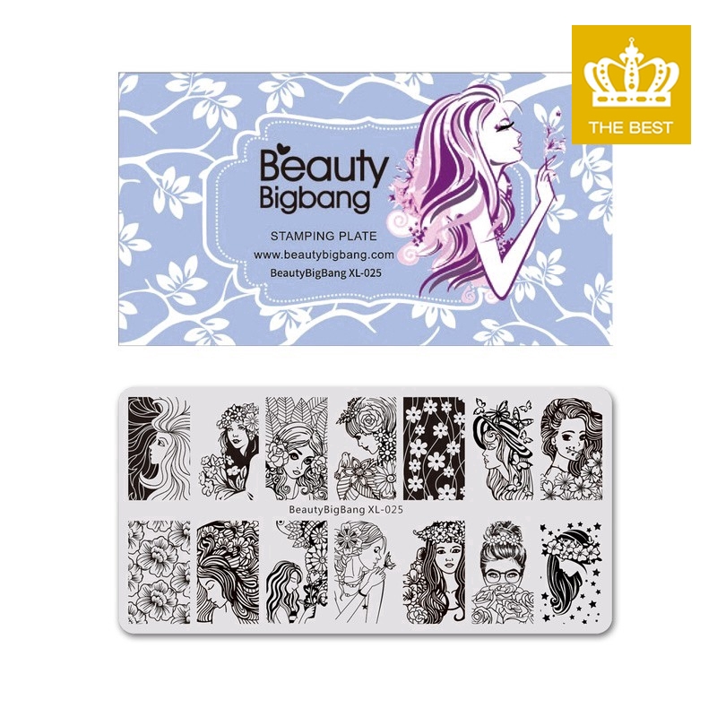 [Hàng mới về] Khay in hình trang trí móng tay nghệ thuật Beautybigbang xl-025