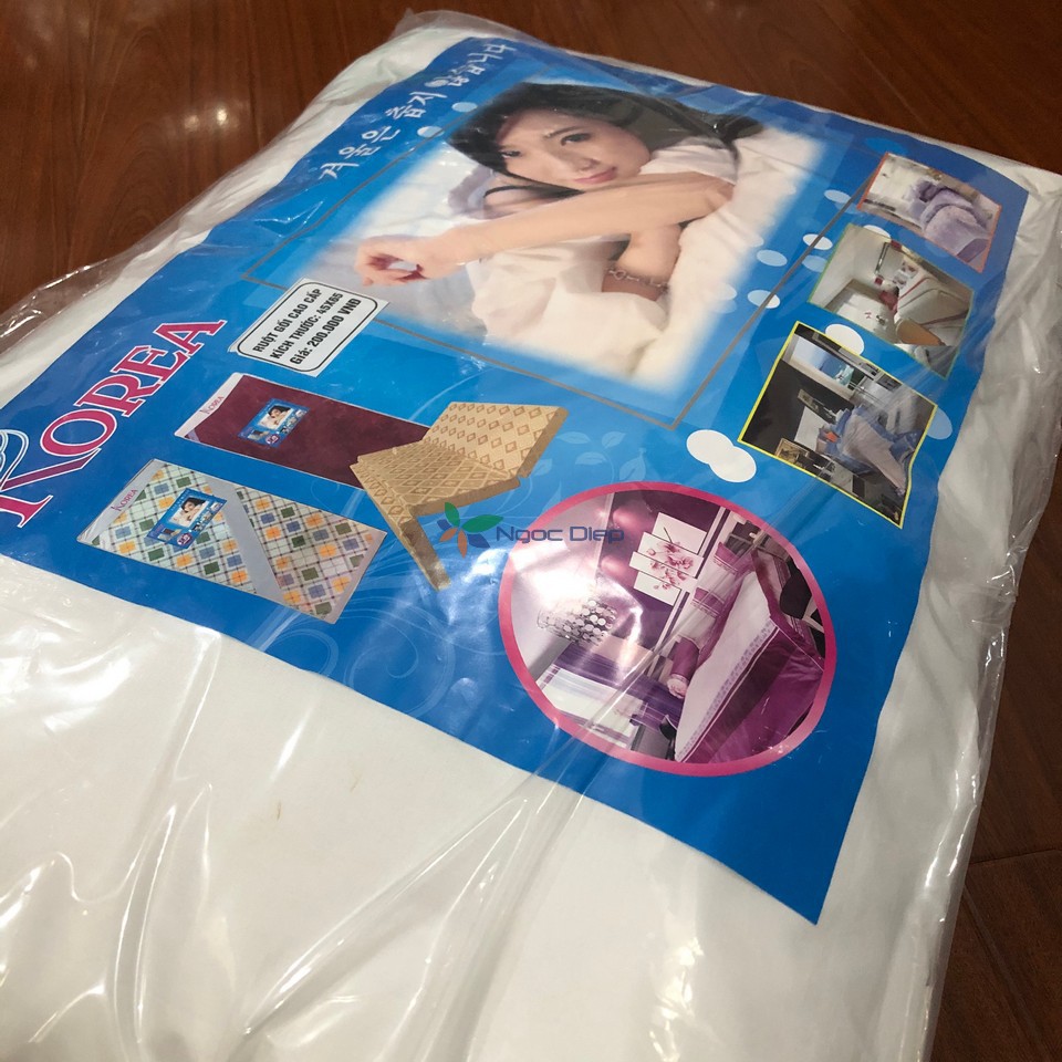 Ruột gối nằm ép hơi kích thước 40x60 cm cho ga poly cotton