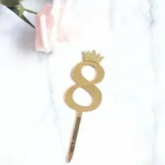 Chữ Happy Birthday Cắm Trang Trí Bánh Kem