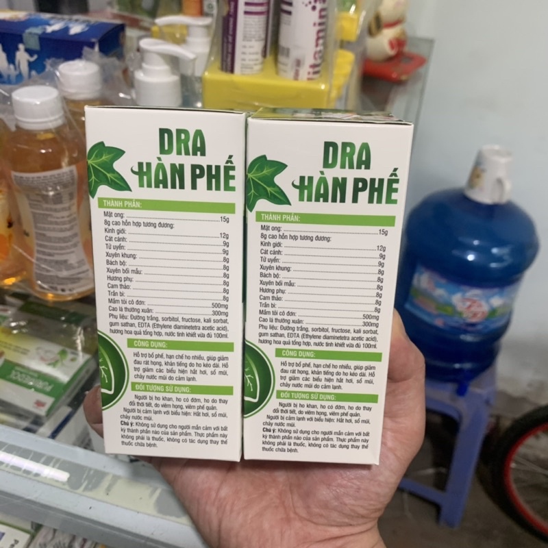 Siro ho cảm Dra Hàn Phế