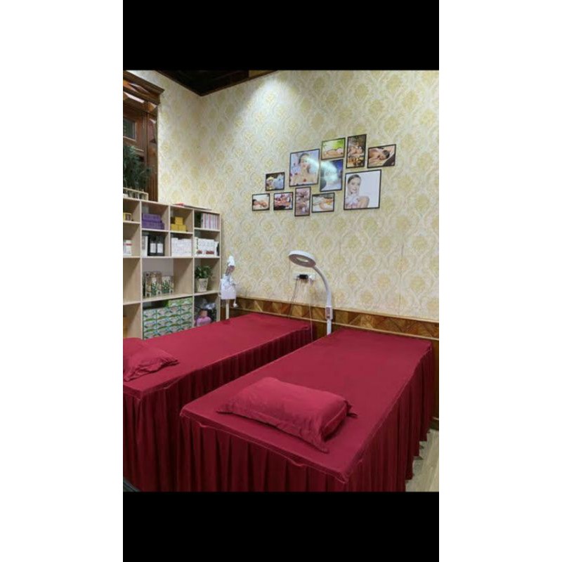 Ga trải giường spa tặng kèm vỏ gối cùng màu | BigBuy360 - bigbuy360.vn