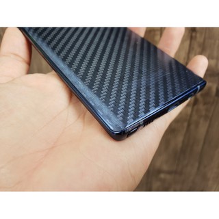 Miếng dán Carbon mặt lưng S8 S9 Note8, Note 9, S8+, S9+