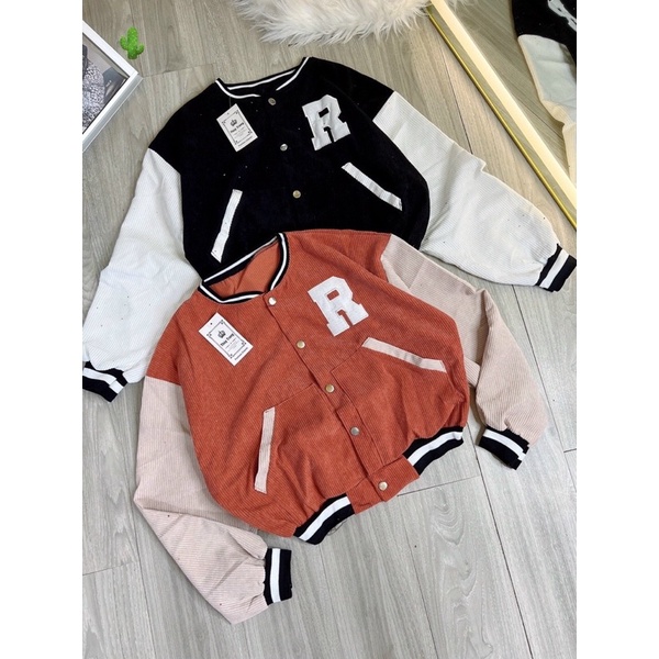 Áo khoác nhung R bombee siêu hot P8877