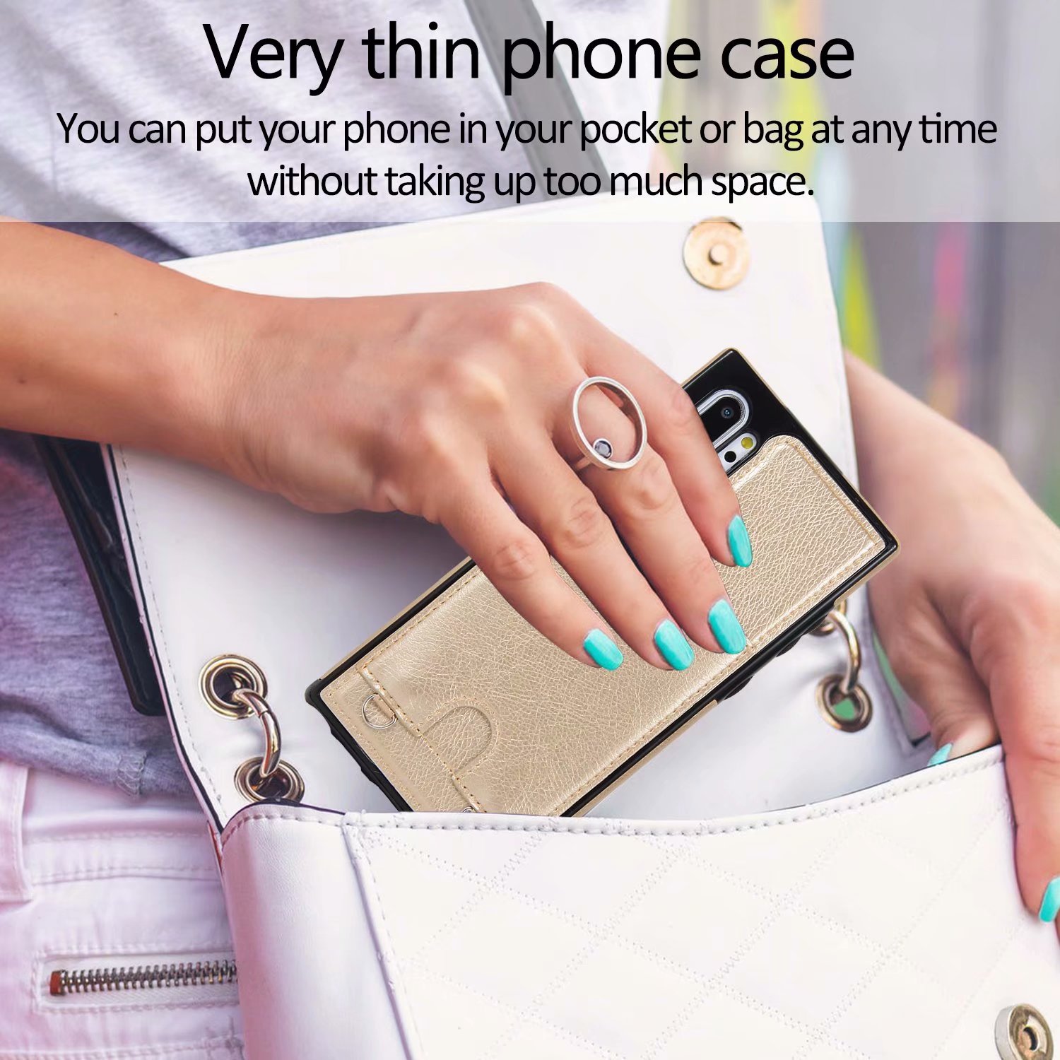 Ốp điện thoại bằng da có ngăn đựng thẻ nắp gập độc đáo thời trang đơn giản cá tính cho Samsung Note 10/Note 10 Plus