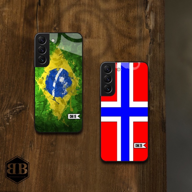 Ốp lưng kính cường lực Samsung Galaxy S22 / S22 Plus in hình theo yêu cầu