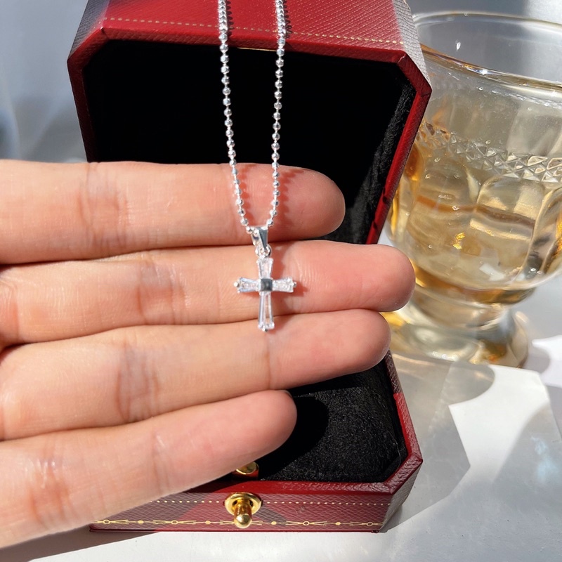 Dây chuyền bạc mặt Thánh Giá cao cấp sang trọng Md022 - Trang Sức MINA JEWELRY