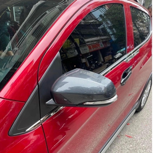 Bộ 2 Ốp Gáo Gương Xe Vinfast Fadil 2018 2019 2020 2021 2022 Mạ Crom/Carbon cao Cấp ( tặng kèm keo tăng dính)