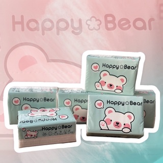 Khăn Giấy Rút Trắng 24 Gói HAPPY BEAR Mềm Mịn