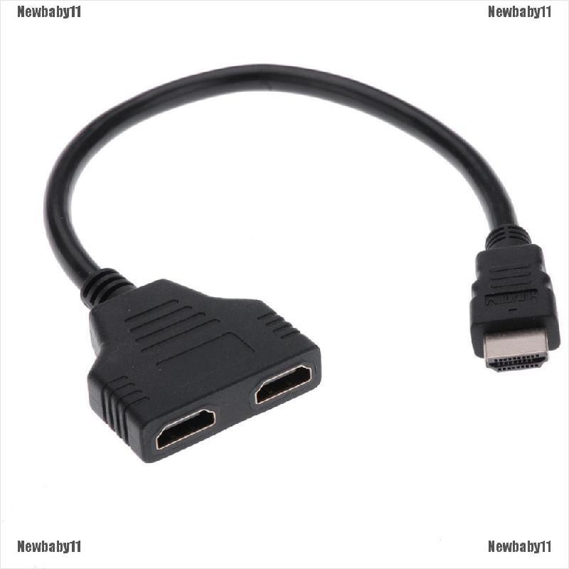 Dây Cáp Chia Cổng HDMI 1080P Sang 2 Cổng HDMI 2 Trong 1 Tiện Dụng