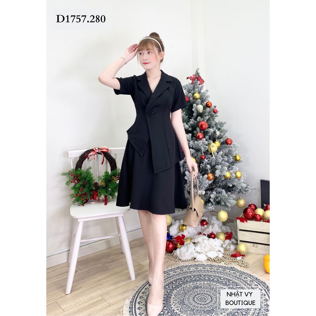 [Mã FAMALLT5 giảm 15% đơn 150k] Set vest chân váy - NHATVY D1757