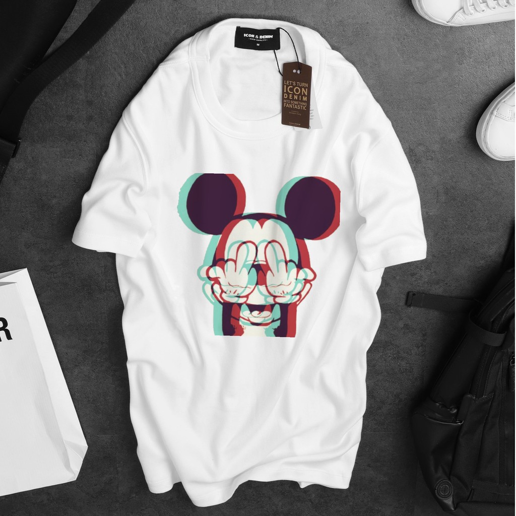 ÁO THUN UNISEX CHUỘT M1CKEY PHONG CÁCH HÀN QUỐC