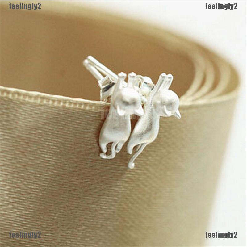 ❤Mặt Trời❤ Bông Tai Hình Mèo Dễ Thương Cho Nữ