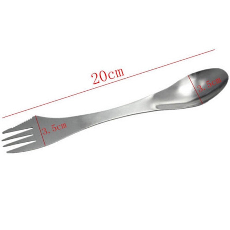 Muỗng Nĩa 2 Đầu Bằng Thép Không Gỉ