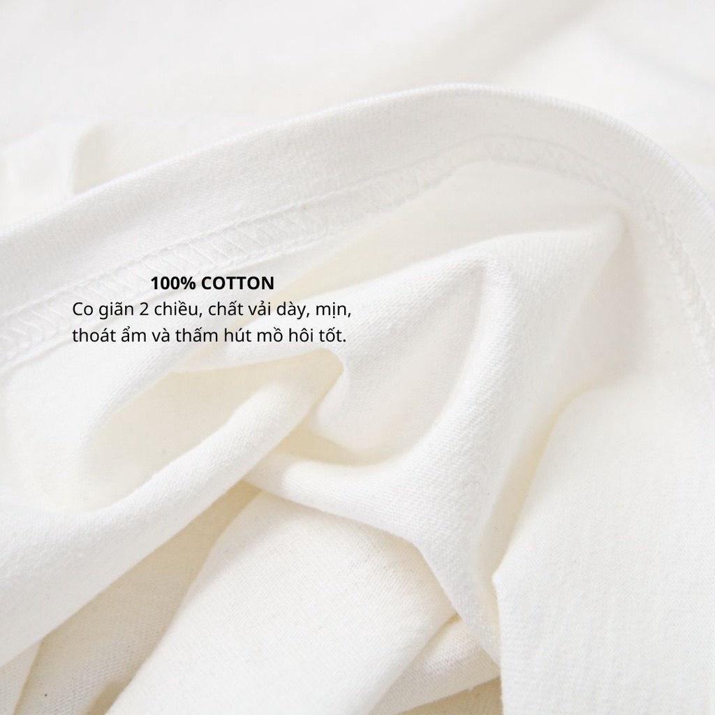Áo thun phi hành gia unisex, tshirt tay lỡ form rộng, áo cotton dày đẹp form chuẩn Becoins Star SS2