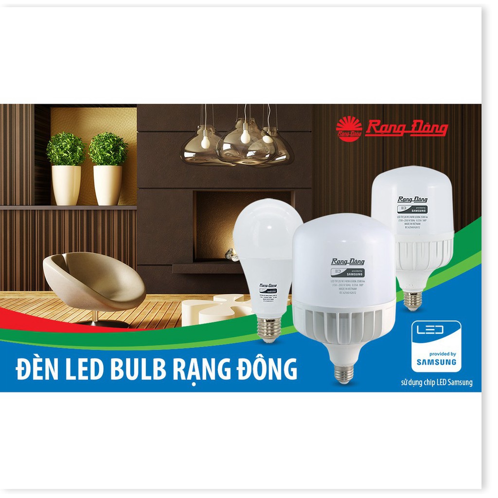 Bóng đèn LED BULB tròn 30W Rạng Đông