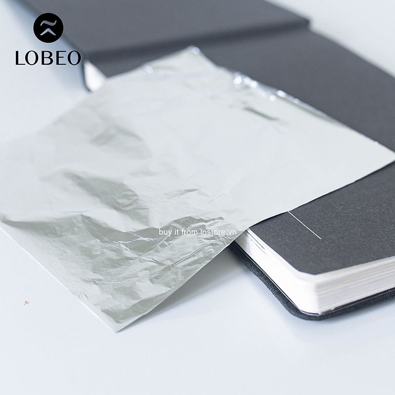 [Lỗ Store] Lá Bạc, Lá Đồng Mont Marte Leaf 14x14cm 25 tờ