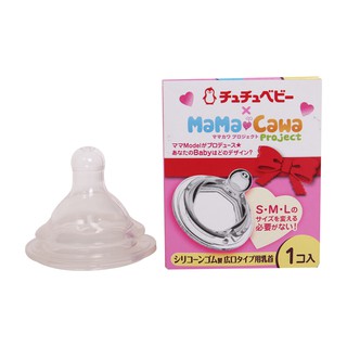 Núm ty silicone Chuchu cho bình cổ rộng