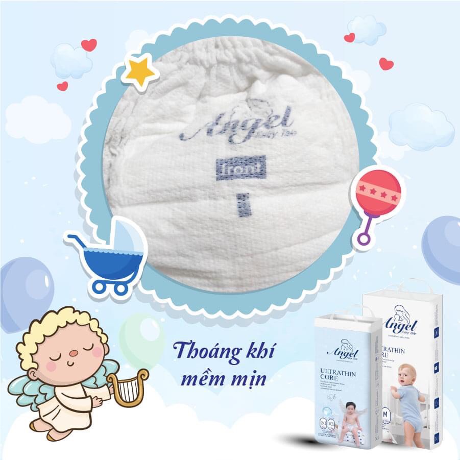 Tã bỉm dán/quần ANGEL trắng/ANGEL xanh đủ size NB62, S66, M60, L56, XL52, M40, L38, XL36, XXL34, XXL32, XXXL30