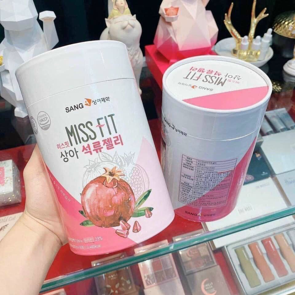 Thạch lựu bổ sung collagen đẹp da và giảm cân Miss Fit SANGA Hàn Quốc