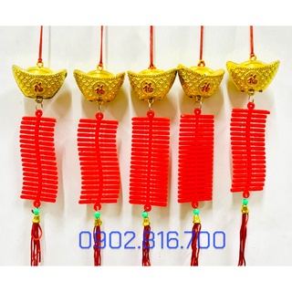 Sét 5 dây phao dài 20 - 25cm  treo cây mai đào cây tắc trang trí tết