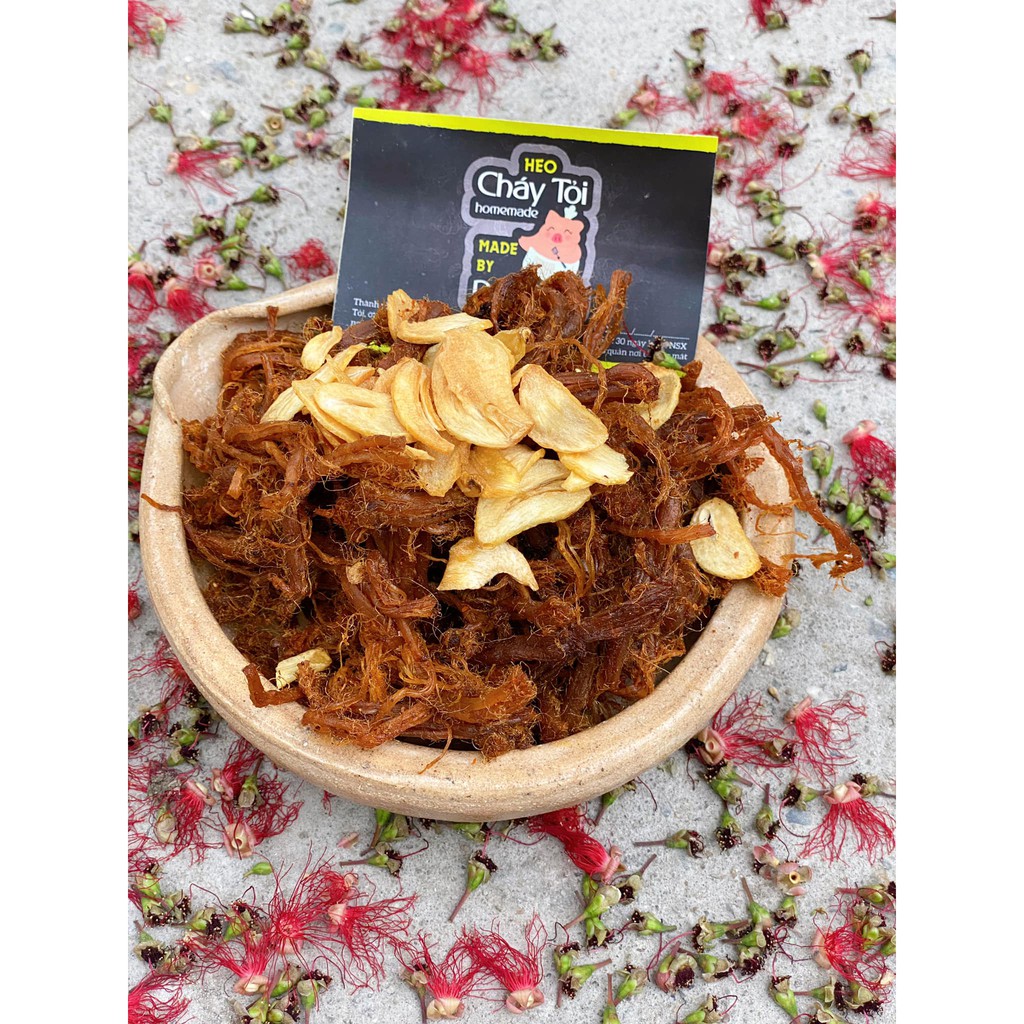 HEO KHÔ CHÁY TỎI 200G | TDessert15k | Hàng loại 1