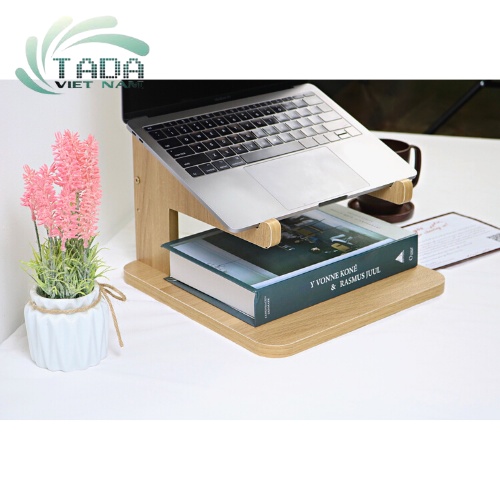 Giá kệ đỡ laptop, máy tính, chống gù lưng để bàn làm việc chất liệu gỗ MDF phủ melamin cao cấp
